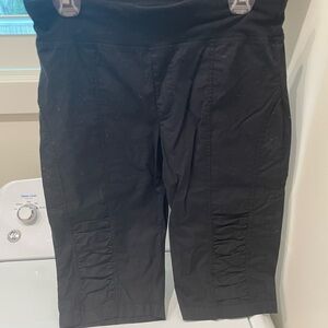 XCVI wearables black, size small, Bermuda shorts.